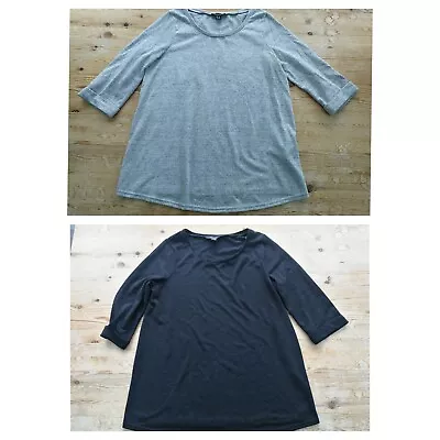 £6 • Buy New Look Maternity Top Bundle Black And Grey 3/4 Length Sleeves