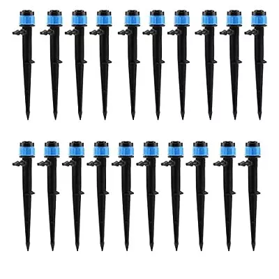 25 Pack Irrigation Drippers Adjustable 360 Degree Full Circle Pattern Water  • $11.56