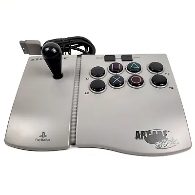 Asciiware Ascii Arcade Stick Playstation 1 PS1 PS2 Joystick Fight Pad • $36.39