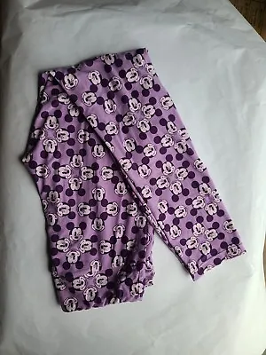 Lula Roe Disney Minnie Mouse Regular One Size (2-12) Leggings Light Purple • $9.50