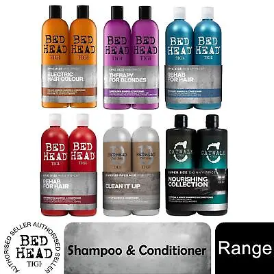 Bed Head TIGI Shampoo & Conditioner Duo 750ml Shop The Range • £15.99