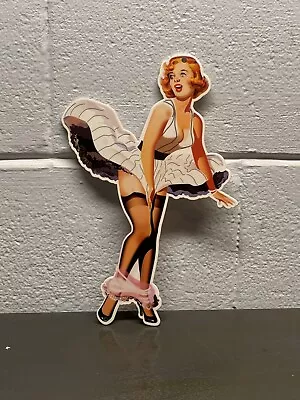 MARILYN MONROE Thick Metal Sign Actress Model Pin Up Gas Oil Dress • $89.99