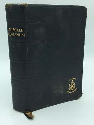 MISSALE ROMANUM - 1947 - Leather - Vintage Cathoic Latin Mass • $400