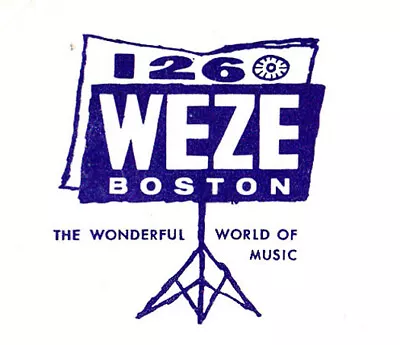 1961 QSL: Radio WEZE Boston USA  Signed Arthur E Haley  • $4