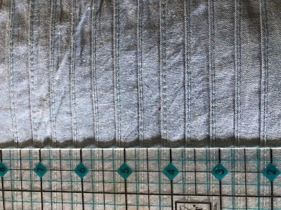 $12 • Buy Vintage Blue Chambray With Pin Tucks! Sold By The Yard~ 36  Width