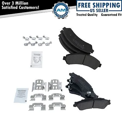 Front & Rear Premium Posi Metallic Disc Brake Pad Kit For Chevrolet GMC Olds • $50.99