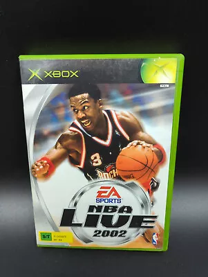 NBA Live 2002 + Manual (XBOX) FAST FREE POST • $14.95