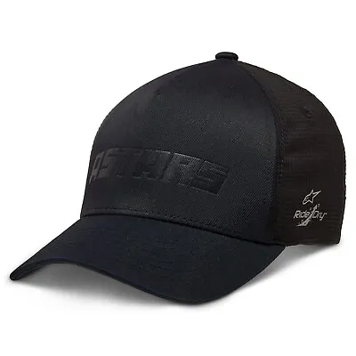 ALPINESTARS ASTARS Codex Tech Hat Black AS1281130001082 FLEXFIT Small/Medium • $39.99