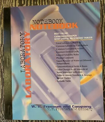 Laboratory Notebook With Reference Tables Freeman & Co. Very Good • $10
