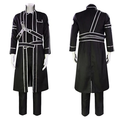 SAO Sword Art Online Kirigaya Kazuto Kirito Cosplay Uniform Costume Props • $141.36