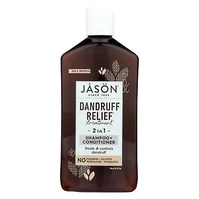 $24.99 • Buy Jason Natural Products Shampoo And Conditioner Treatment Dandruff Relief 12 Oz