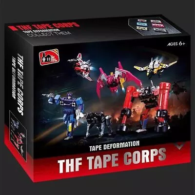 THF-01P 6 Pcs Cassette Tapes For MP-13 SoundWave Action Figure Toy In Box • $39.89