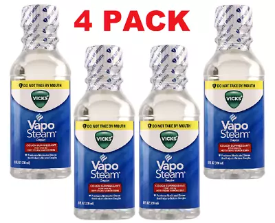 Vicks VapoSteam Medicated Steam Therapy Relieves Coughing Congestion (4-pack) • $58.63