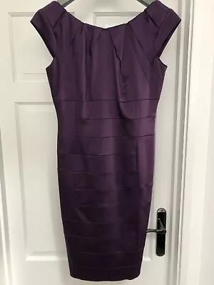 JAX Amethyst Bodycon Dress Party / Wedding Gues / Special Occasion  Size UK12 • £25