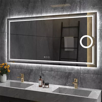 Illuminated LED Bathroom Mirror Vanity Beauty Makeup Salon Spa With 3X Magnifier • $279.90