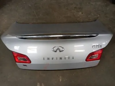 2007-2013 Infiniti G35 Sedan 4 Door Silver Trunk Lid Assembly Oem  • $255.84