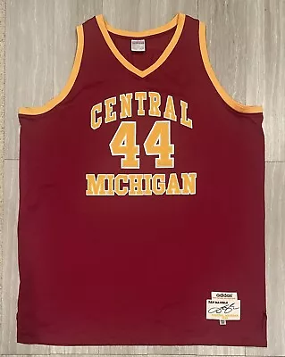 Rare Adidas Original Central Michigan Dan Majerle Jersey Sz 4xl(60) 1988 Era! • $74.99