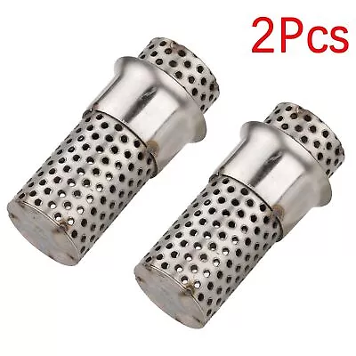 2Pcs 38mm Motorcycle Exhaust Muffler Baffle Insert Mesh Pipe Silencer DB Killer • $19.99