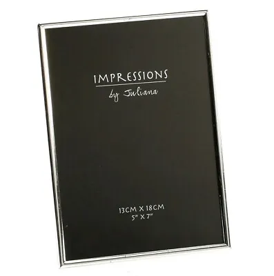 IMPRESSIONS By Juliana Silver Plated Thin Edge Photo Frame 6  X 9  • £10.99