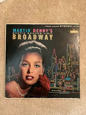 Martin Denny's Broadway 1960 Liberty LST-7163 D1/D1 Pressing • $9