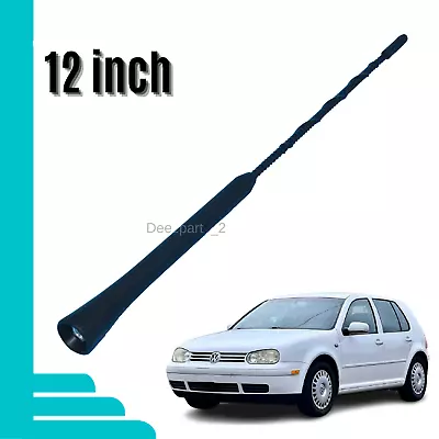 12 Inch Replacement Antenna Black For VW Golf Cabrio 1996-2006 • $13.75
