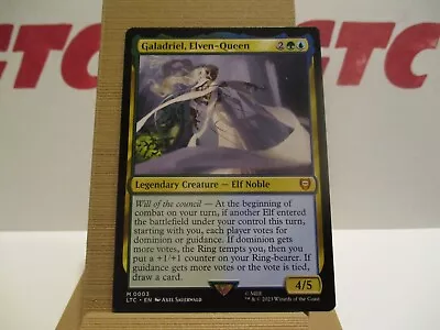 MTG Lord Of The Rings Galadriel Elven Queen 0003 • $1.20