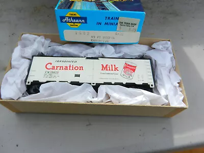 Athearn🎅#1602 Carnation Milk  Contened Cows 🎅white 40' Steel Reefer #25023🎅 • $9.68