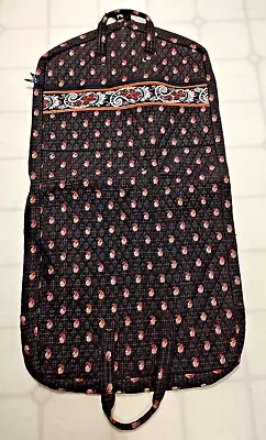Vera Bradley Long Hanging Clothes Garment Bag Travel Houndstooth Brown Floral • $30.97