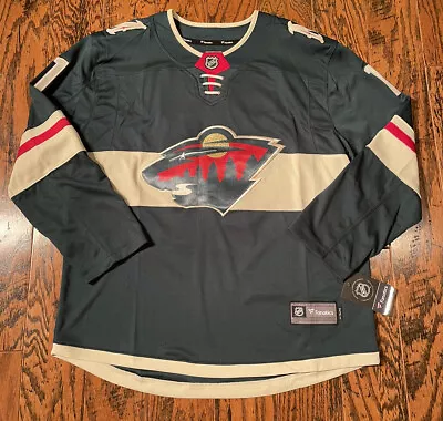 $59.99 • Buy Fanatics Breakaway Minnesota Wild #11 Zach Parise Hockey Jersey Men's NWT