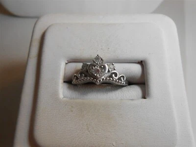 £4.03 • Buy Crown Ring With Diamonds In Sterling