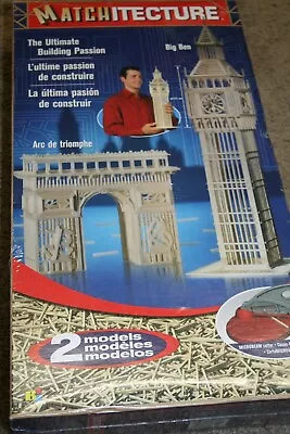 Matchitecture BIG BEN Matchstick Model Construction Craft Kit NEW IN BOX SEALED • $85