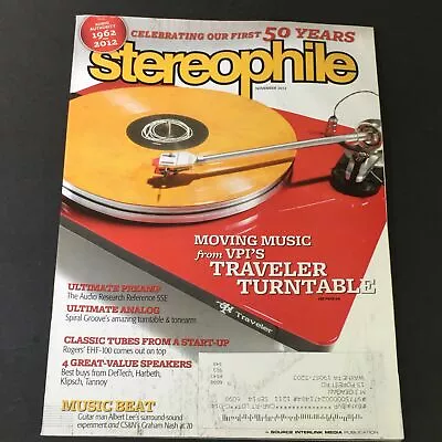 Stereophile Magazine November 2012 - VPI Traveler Turntable / Roger EHF-100 • $18