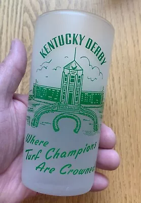 Vintage 1951 Kentucky Derby Mint Julep Glass Rare • $459.99