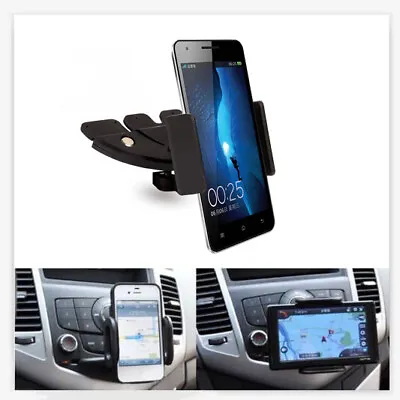 360° Car Mobile Phone Holder CD Slot Mount Stand Cradle For IPhone Samsung • $10.44
