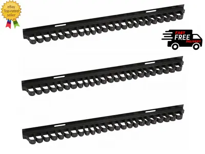 £17.59 • Buy Tool Holder Bar Storage Rack Wall Mounted Garage Rail Organiser Socket Rack X 3