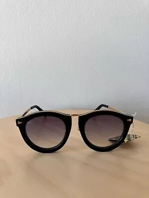 New Karen Walker Sunglasses Eyewear Glasses Womens Harvest 22 B Black • $96.50