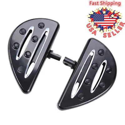 Passenger Floorboards Foot Peg For Harley Touring Dyna Softail FLH FXS FLS FXD • $46.95