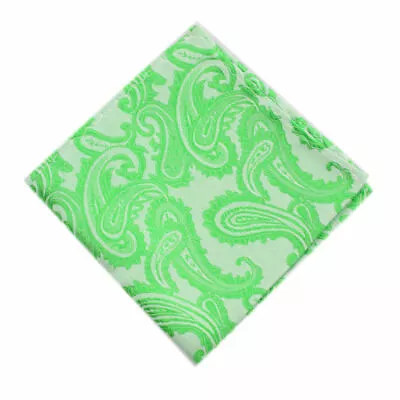 Men Pocket Paisley Square Hanky Hankerchief Floral Wedding Party Banquet • £2.99