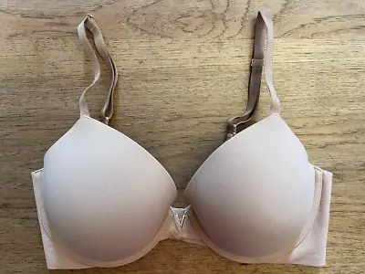 Victoria's Secret Praline Beige 38B Love Cloud Push Up Plunge Bra VS!! • $24.99