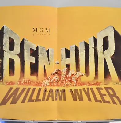 1958 1959 Metro Goldwyn Mayer MGM Catalog Ben-Hur Charlton Heston Jack Hawkins • $40.25