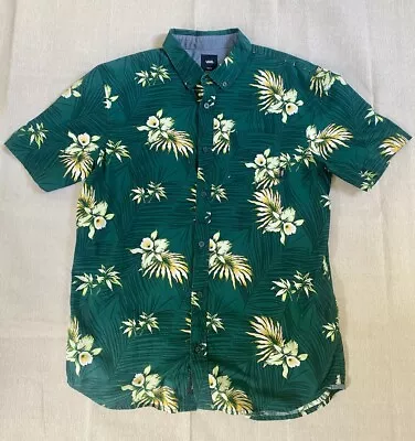 Vans Men's Short Sleeve Classic Fit Tropical Floral Shirt Size M • $15