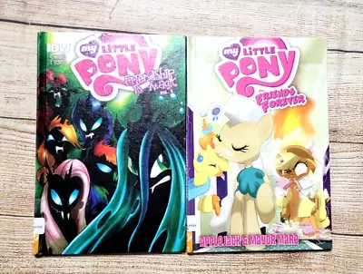 My Little Pony Hardcover Book Lot Applejack Mayor Mare Friendship Is Magic Vol 3 • $6.50