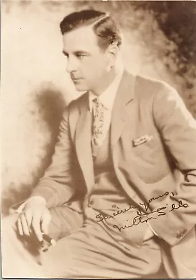 1920s Actor Matinee Idol Milton Sills Photograph Print Signed • $9.95