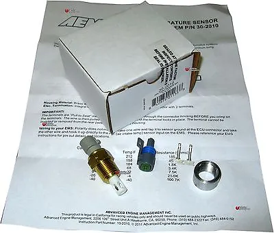 AEM 30-2010 Air Intake Temperature Sensor (AIT SENSOR) 3/8NPT  • $69.98