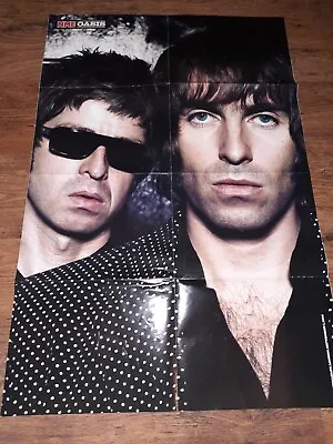 NME FOLD OUT MASSIVE POSTER 23  By 36  OASIS AND THE STROKES INDIE BRITPOP • £6