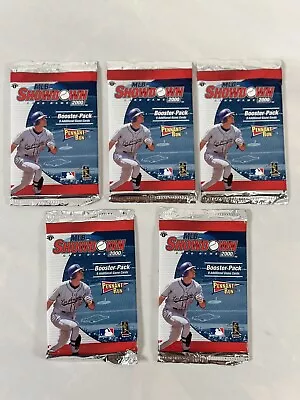 5 Pack Lot 2000 MLB Showdown Pennant Run Boosters 1st Edition WOTC Card Game • $90