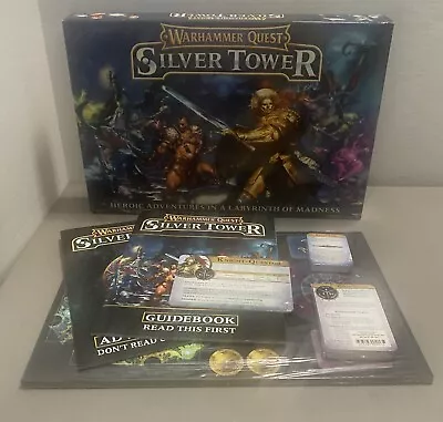 Warhammer Quest Silver Tower No Figures READ All Games Pieces / Cards New Sealed • $19.99