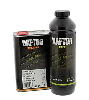 U-POL Raptor GM White Urethane Spray-On Truck Bed Liner & Texture Coating 1L • $65