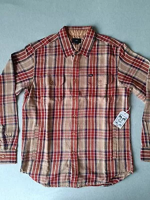 OBEY Men's Checked Shirt With Front Pockets MEDIUM New With Tags • £18.99