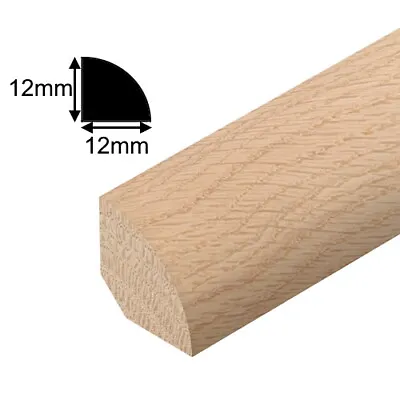 Quadrant Trim Oak Decorative Trim Moulding Flooring Edging Beading Wood Quad • £3.35